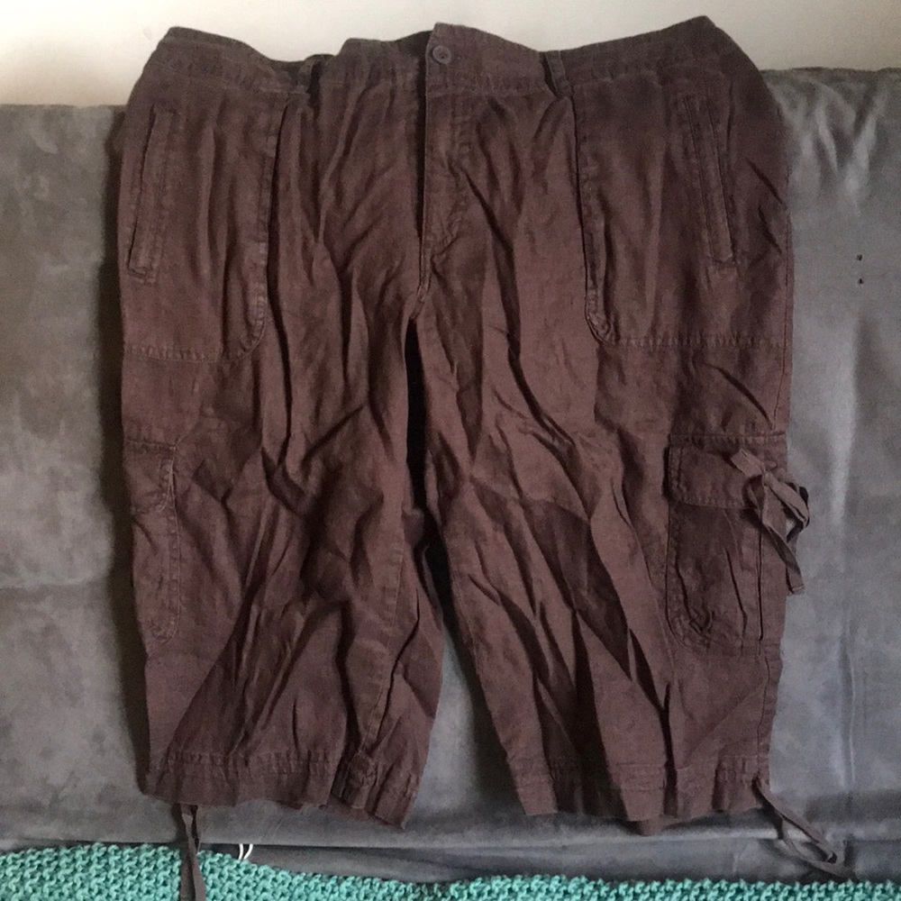Ana linen capri